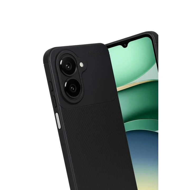 Mey İthalat®  Samsung Galaxy A07 4G Auto Focus Karbon Kapak - Siyah