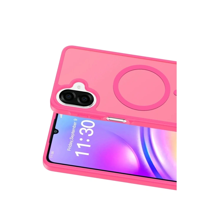 Mey İthalat®  Samsung Galaxy A07 4G Jota Magsafe Kapak - Rose