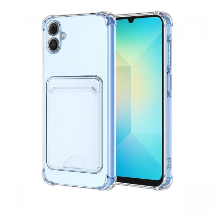 Mey İthalat®  Samsung Galaxy A07 4G Kart Şeffaf Silikon - Şeffaf