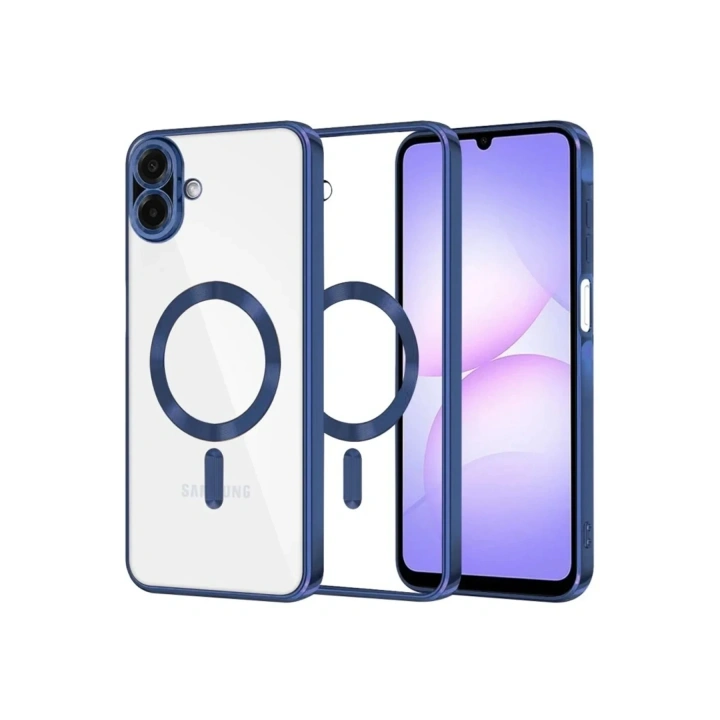 Mey İthalat®  Samsung Galaxy A07 4G Kross Magneticsafe Kapak - Lacivert