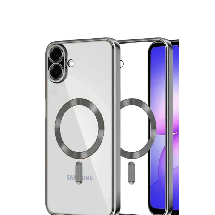 Mey İthalat®  Samsung Galaxy A07 4G Kross Magneticsafe Kapak - Titan Gri