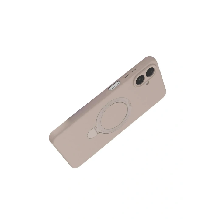 Mey İthalat®  Samsung Galaxy A07 4G Regal Magsafe Standlı Kapak - Çöl Titanyum