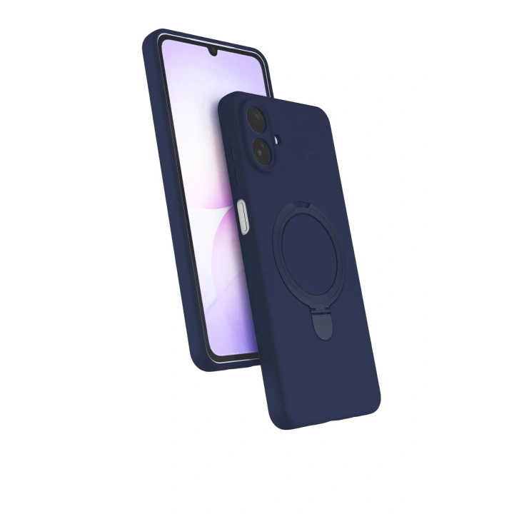 Mey İthalat®  Samsung Galaxy A07 4G Regal Magsafe Standlı Kapak - Lacivert
