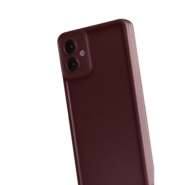 Mey İthalat®  Samsung Galaxy A07 4G Viera Silikon - Bordo