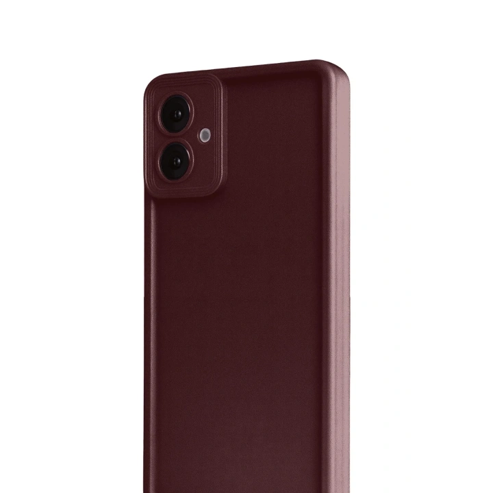 Mey İthalat®  Samsung Galaxy A07 4G Viera Silikon - Bordo