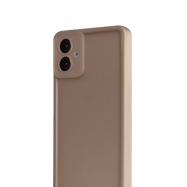 Mey İthalat®  Samsung Galaxy A07 4G Viera Silikon - Kahverengi