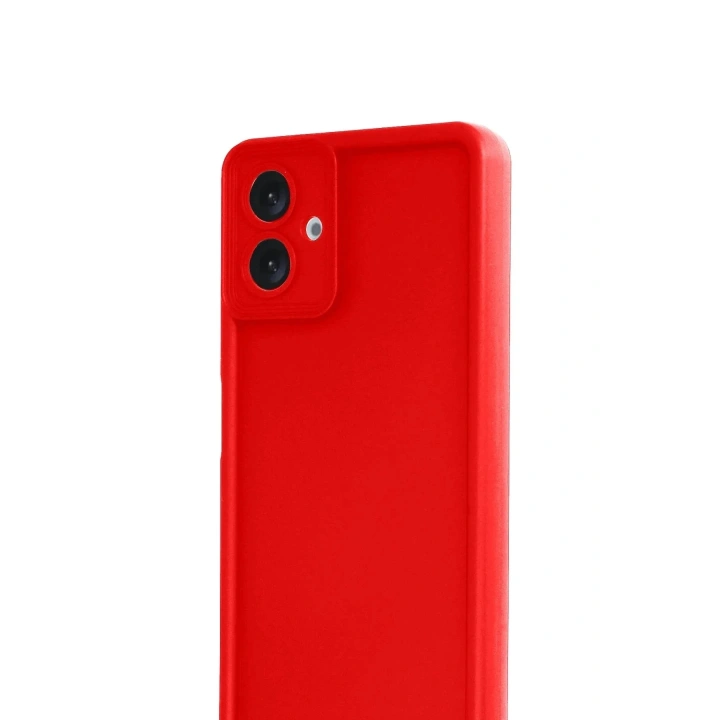 Mey İthalat®  Samsung Galaxy A07 4G Viera Silikon - Kırmızı