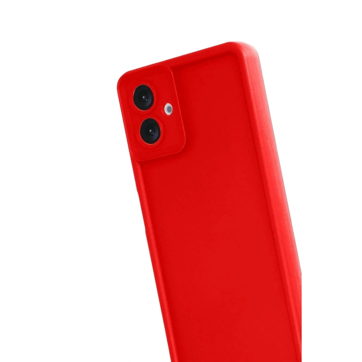 Mey İthalat®  Samsung Galaxy A07 4G Viera Silikon - Kırmızı