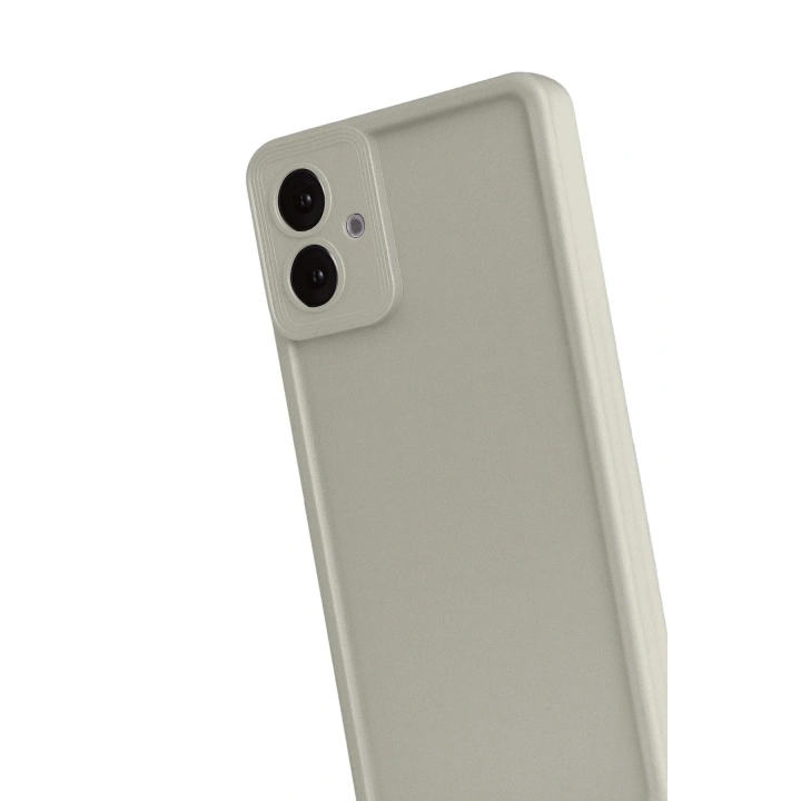 Mey İthalat®  Samsung Galaxy A07 4G Viera Silikon - Krem