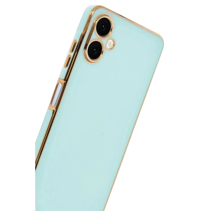 Mey İthalat®  Samsung Galaxy A07 4G Volet Silikon - Açık Yeşil