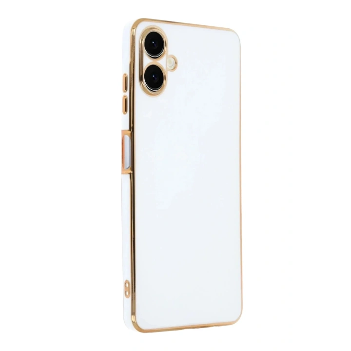 Mey İthalat®  Samsung Galaxy A07 4G Volet Silikon - Beyaz