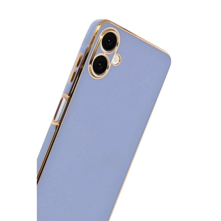 Mey İthalat®  Samsung Galaxy A07 4G Volet Silikon - Mavi