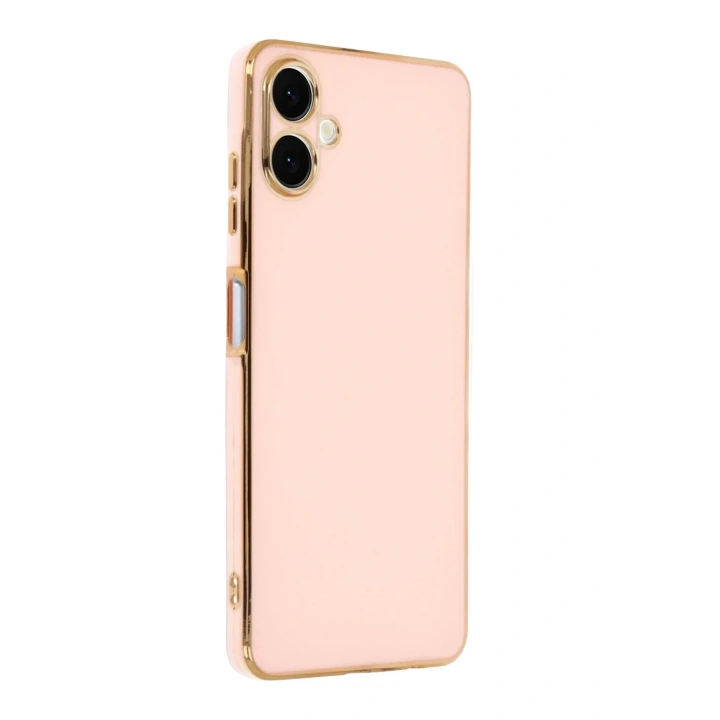 Mey İthalat®  Samsung Galaxy A07 4G Volet Silikon - Pembe