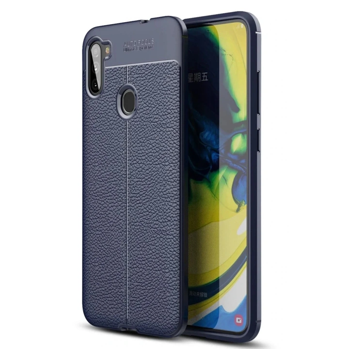 Mey İthalat®  Samsung Galaxy A11 Kılıf Auto Focus Kapak - Lacivert