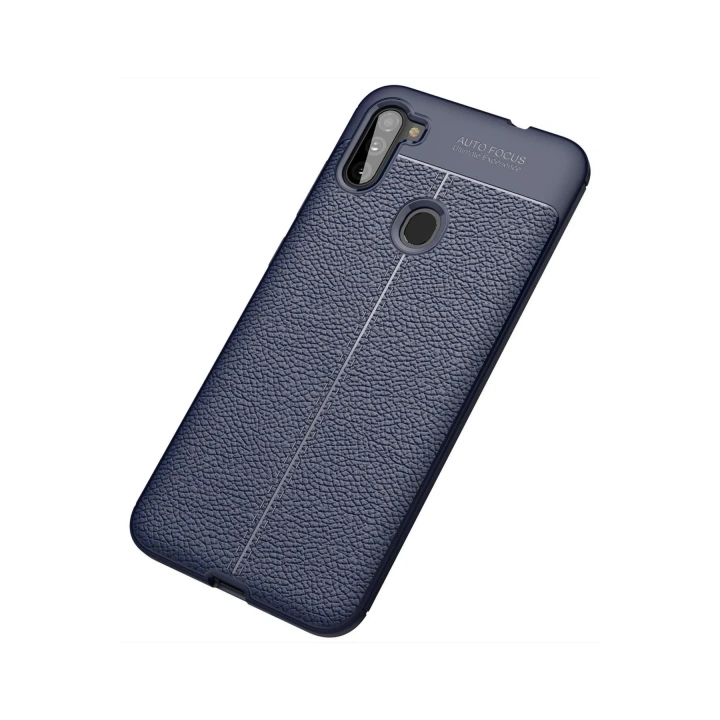 Mey İthalat®  Samsung Galaxy A11 Kılıf Auto Focus Kapak - Lacivert
