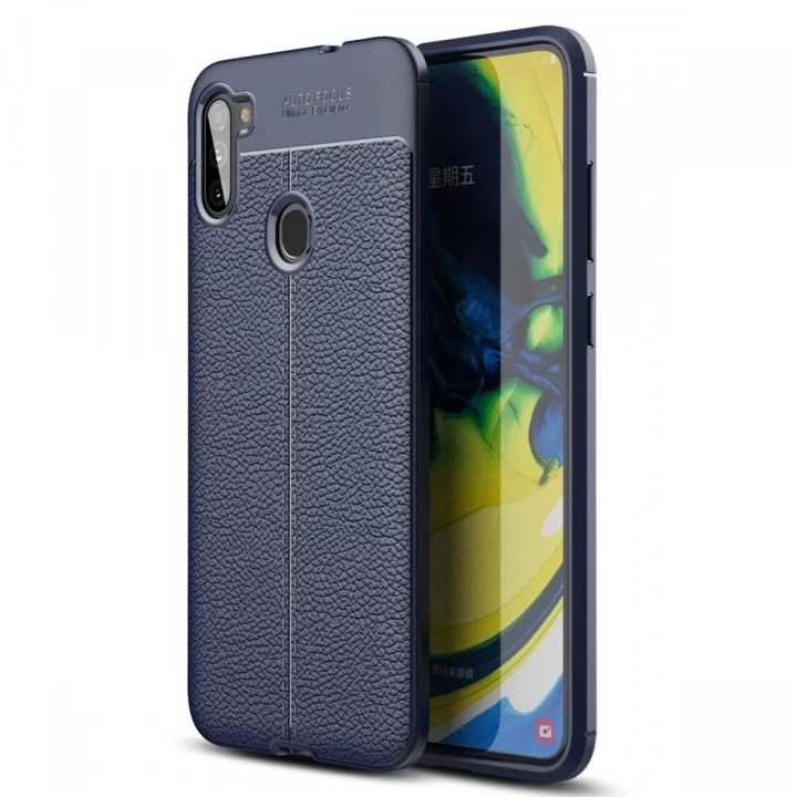 Mey İthalat®  Samsung Galaxy A11 Kılıf Auto Focus Kapak - Lacivert