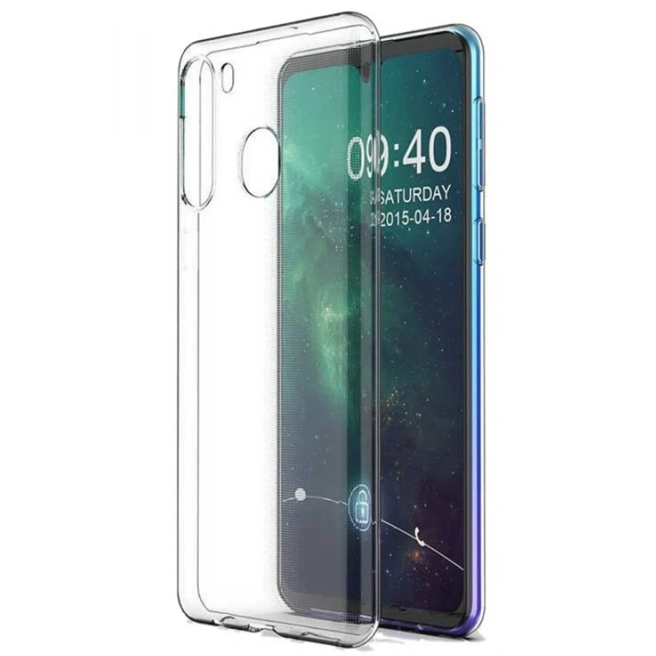 Mey İthalat®  Samsung Galaxy A11 Kılıf Lüx Şeffaf Silikon