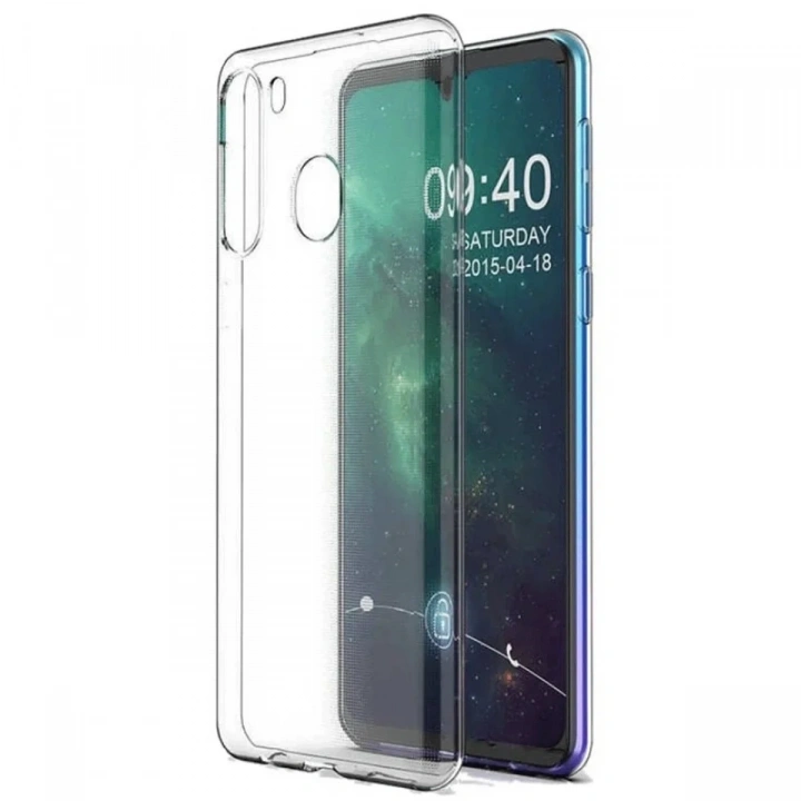Mey İthalat®  Samsung Galaxy A11 Kılıf Lüx Şeffaf Silikon