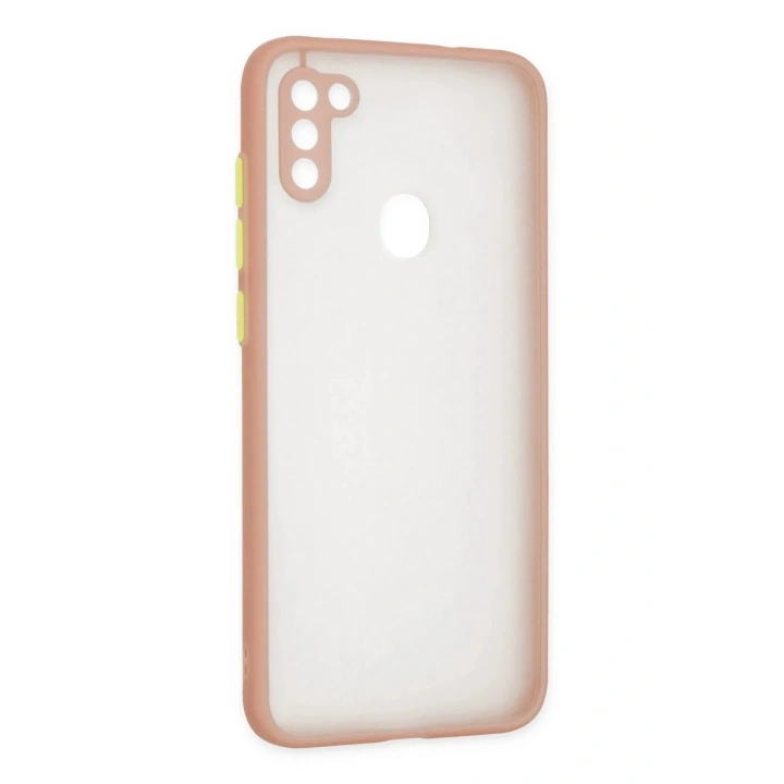 Mey İthalat®  Samsung Galaxy A11 Kılıf Montreal Silikon Kapak - Pembe