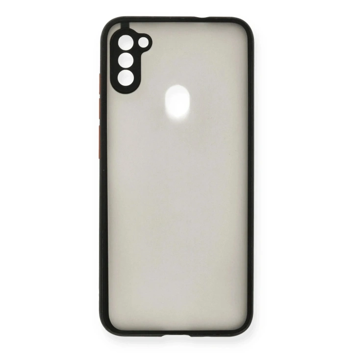 Mey İthalat®  Samsung Galaxy A11 Kılıf Montreal Silikon Kapak - Siyah