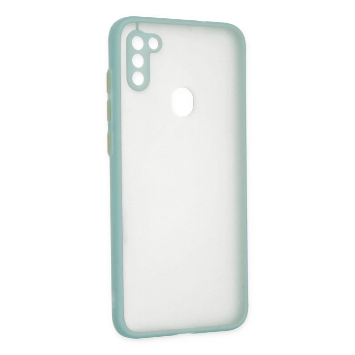 Mey İthalat®  Samsung Galaxy A11 Kılıf Montreal Silikon Kapak - Turkuaz