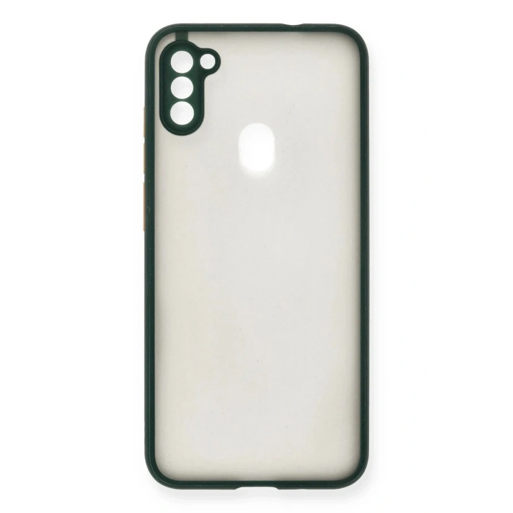 Mey İthalat®  Samsung Galaxy A11 Kılıf Montreal Silikon Kapak - Yeşil