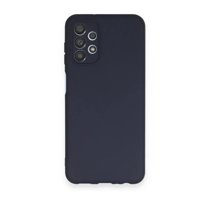 Mey İthalat®  Samsung Galaxy A13 4G Kılıf First Silikon - Lacivert