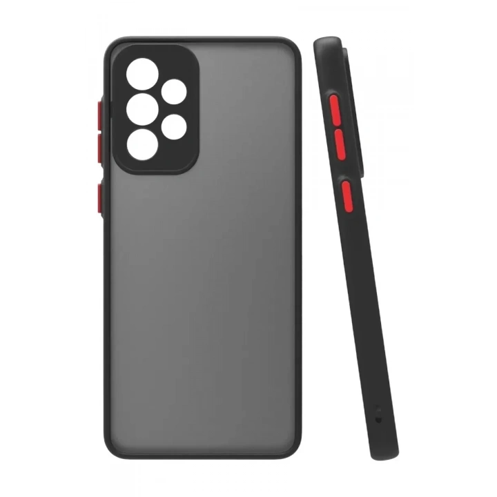 Mey İthalat®  Samsung Galaxy A13 4G Kılıf Montreal Silikon Kapak - Siyah