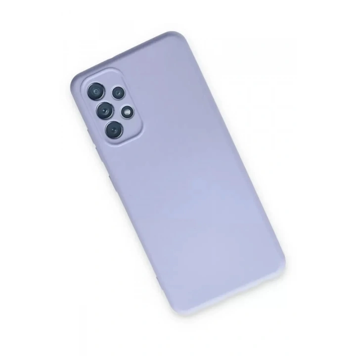 Mey İthalat®  Samsung Galaxy A13 4G Kılıf Nano içi Kadife Silikon - Lila