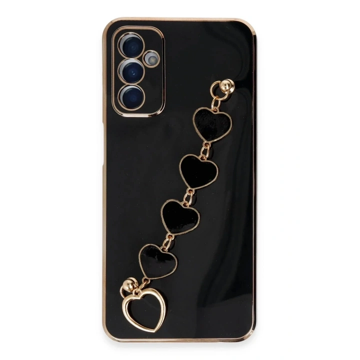 Mey İthalat®  Samsung Galaxy A14 4G Kılıf Esila Silikon - Siyah