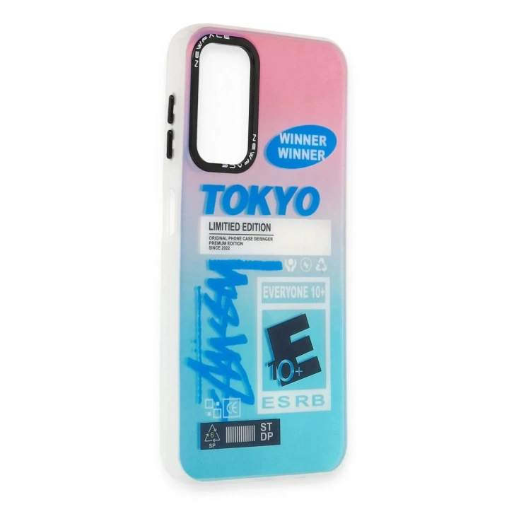 Mey İthalat®  Samsung Galaxy A14 4G Kılıf Estoril Desenli Kapak - Estoril - 1