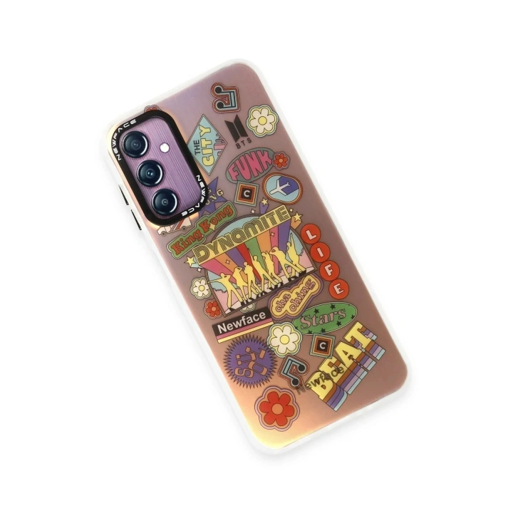 Mey İthalat®  Samsung Galaxy A14 4G Kılıf Estoril Desenli Kapak - Estoril - 14