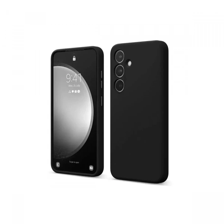 Mey İthalat®  Samsung Galaxy A14 4G Kılıf First Silikon - Siyah