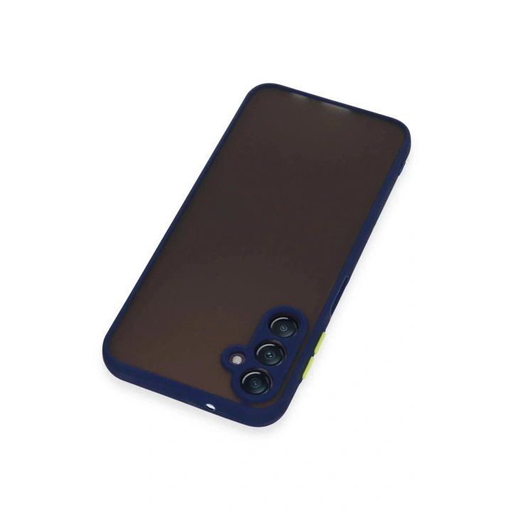 Mey İthalat®  Samsung Galaxy A14 4G Kılıf Montreal Silikon Kapak - Lacivert