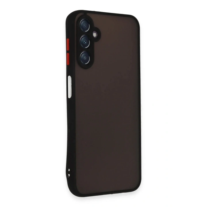 Mey İthalat®  Samsung Galaxy A14 4G Kılıf Montreal Silikon Kapak - Siyah