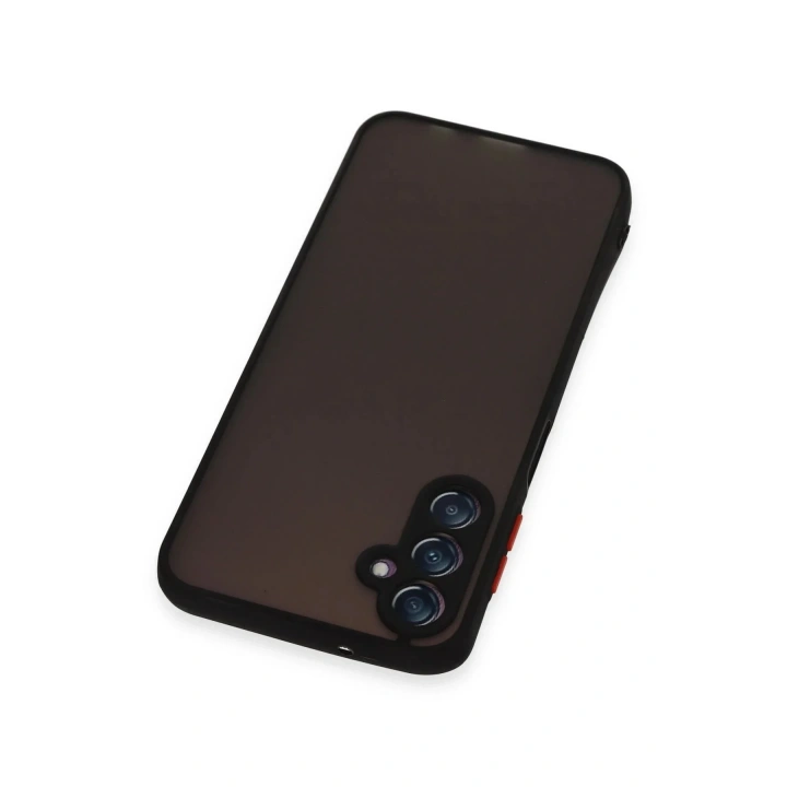 Mey İthalat®  Samsung Galaxy A14 4G Kılıf Montreal Silikon Kapak - Siyah