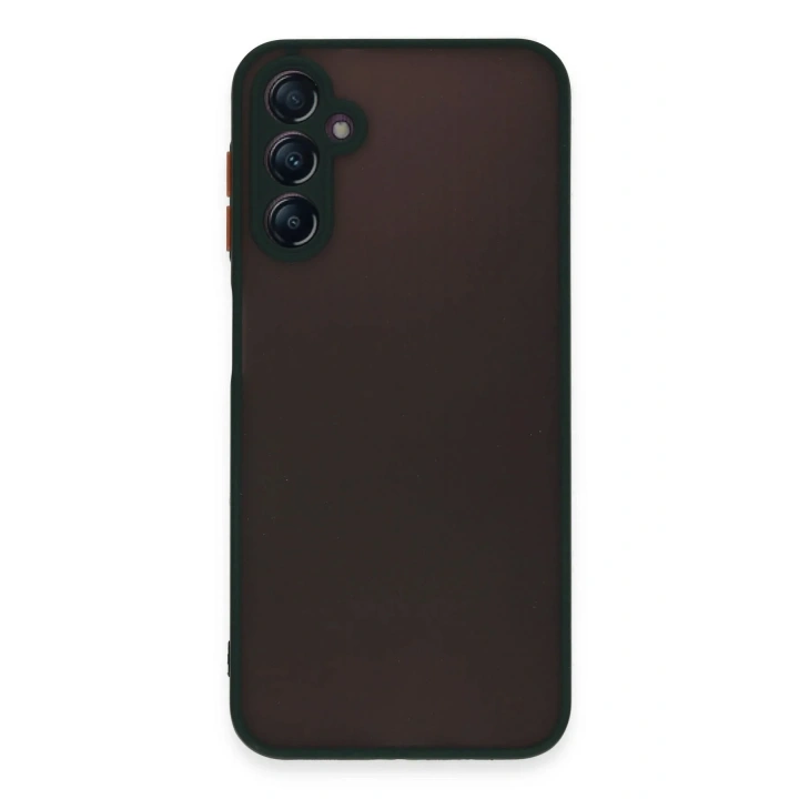 Mey İthalat®  Samsung Galaxy A14 4G Kılıf Montreal Silikon Kapak - Yeşil