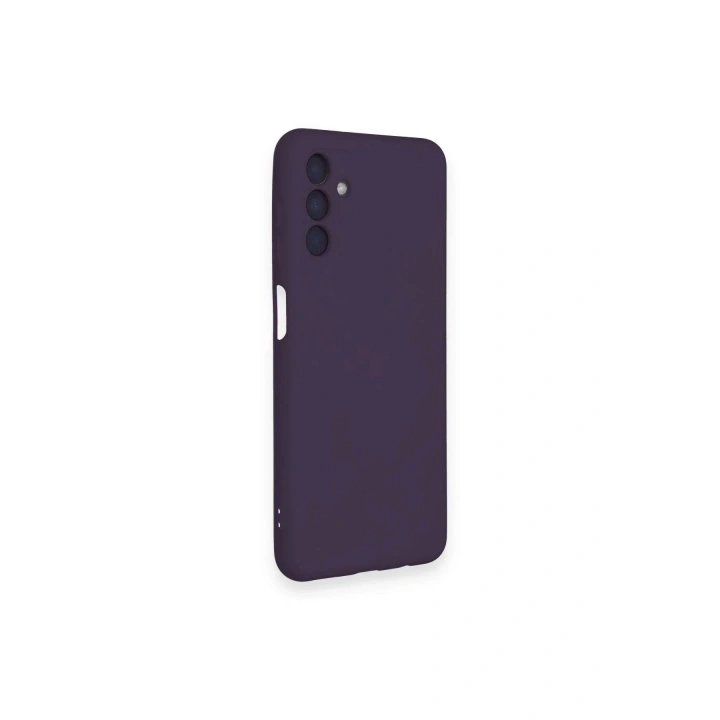 Mey İthalat®  Samsung Galaxy A14 4G Kılıf Nano içi Kadife Silikon - Mor