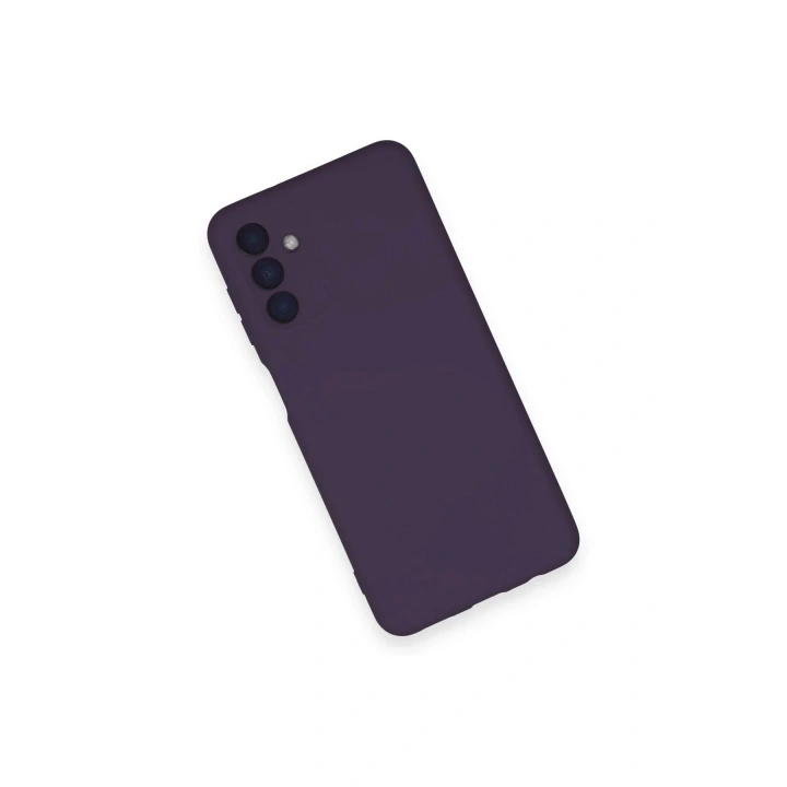 Mey İthalat®  Samsung Galaxy A14 4G Kılıf Nano içi Kadife Silikon - Mor