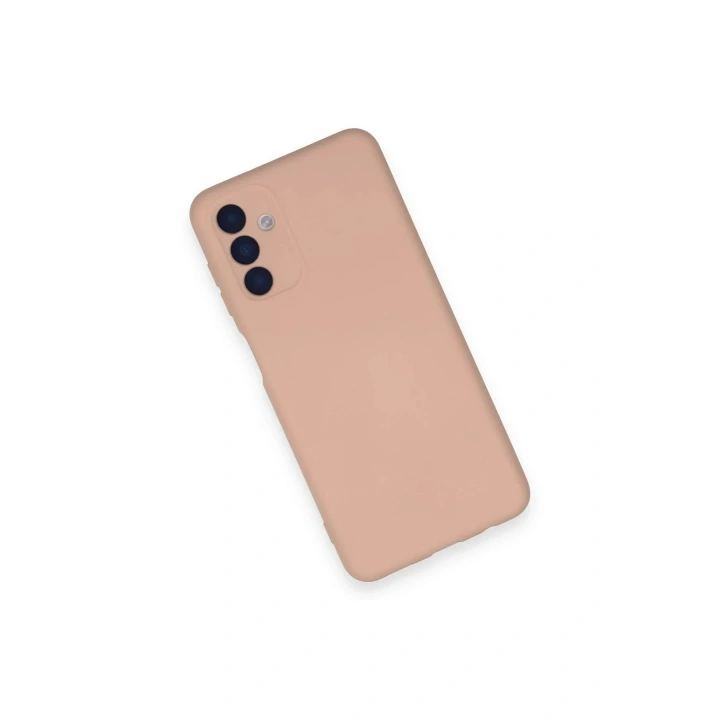 Mey İthalat®  Samsung Galaxy A14 4G Kılıf Nano içi Kadife Silikon - Pudra