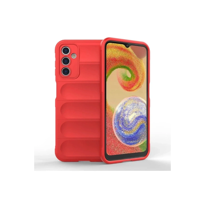 Mey İthalat®  Samsung Galaxy A14 4G Kılıf Optimum Silikon - Kırmızı