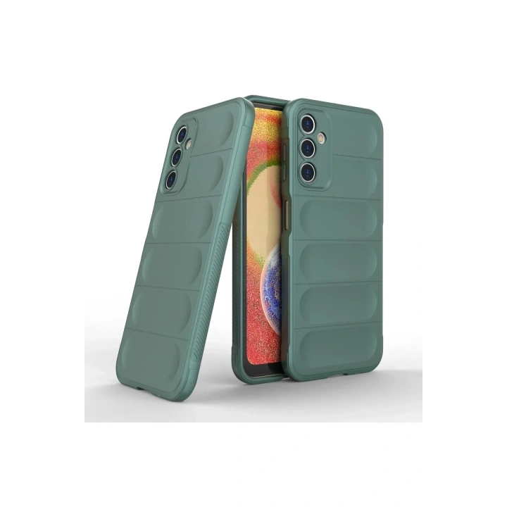 Mey İthalat®  Samsung Galaxy A14 4G Kılıf Optimum Silikon - Koyu Yeşil