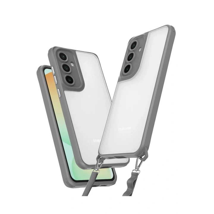 Mey İthalat®  Samsung Galaxy A14 4G Kılıf Penta Silikon Kılıf - Titan Gri