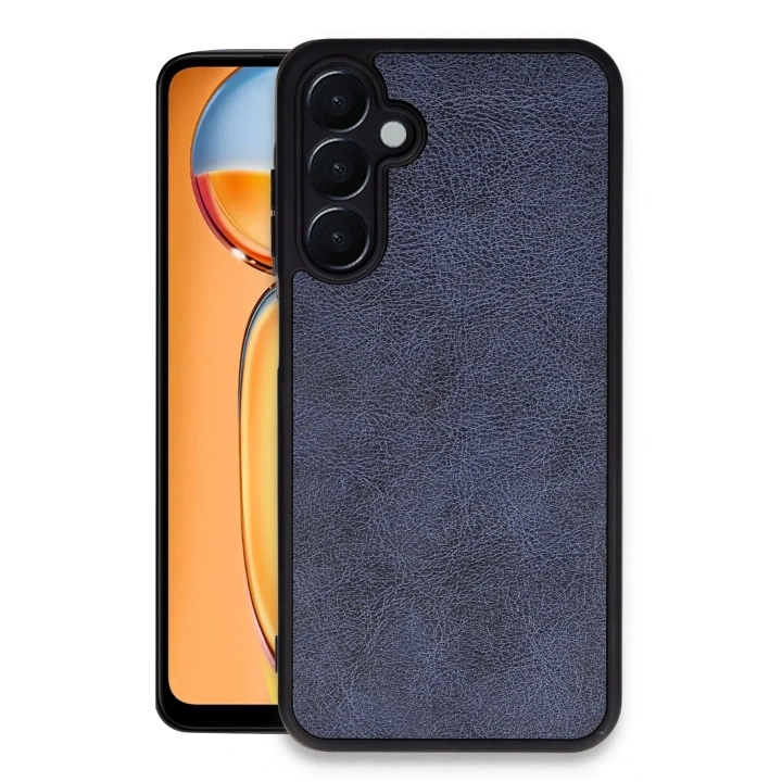 Mey İthalat®  Samsung Galaxy A15 4G Kılıf Aras Deri Kapak - Lacivert