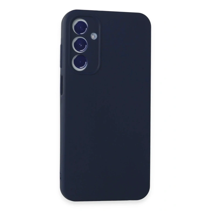 Mey İthalat®  Samsung Galaxy A15 4G Kılıf First Silikon - Lacivert