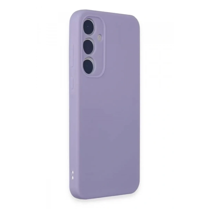 Mey İthalat®  Samsung Galaxy A15 4G Kılıf First Silikon - Lila