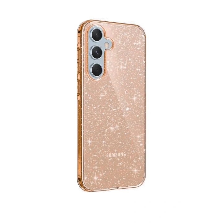 Mey İthalat®  Samsung Galaxy A15 4G Kılıf Glow Kapak - Turuncu