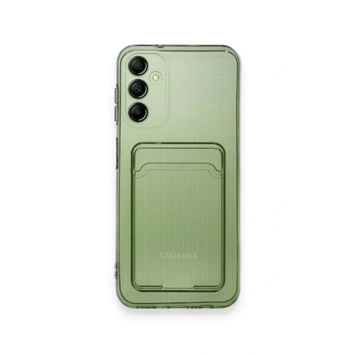 Mey İthalat®  Samsung Galaxy A15 4G Kılıf Kart Şeffaf Silikon - Şeffaf