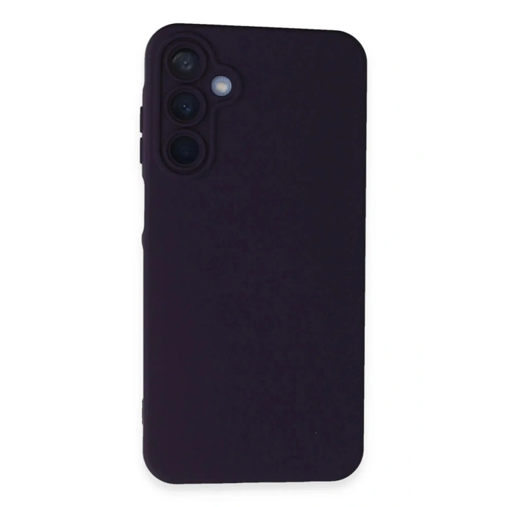 Mey İthalat®  Samsung Galaxy A15 4G Kılıf Nano içi Kadife Silikon - Mor