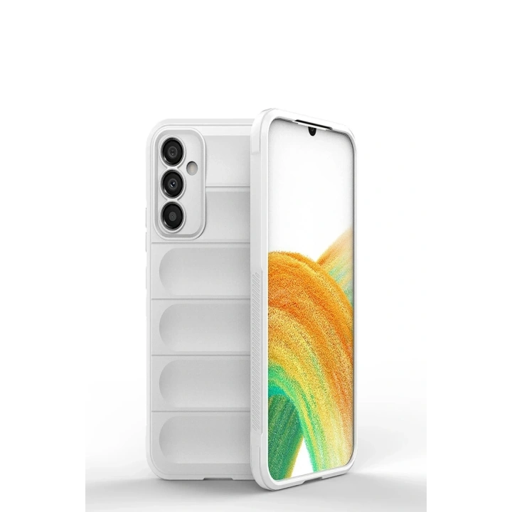 Mey İthalat®  Samsung Galaxy A15 4G Kılıf Optimum Silikon - Krem